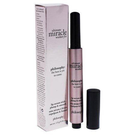 PHILOSOPHY Philosophy I0087787 Ultimate Miracle Worker Fix Lip Serum Stick Treatment for Women - 0.06 oz I0087787